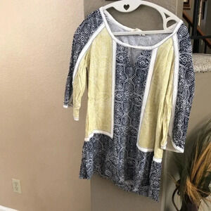 Anthropologie Lilka VNeck Floral Print Top Size XSmall